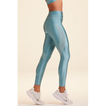 Women Shimmery Leggings Shiny  Nylon Spandex Sports Tights