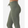 High waisted yoga leggings with drawstring compression hip lifting sports tights