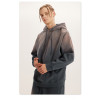 Autumn and winter plus fleece thickened washed gradient men's hoodie