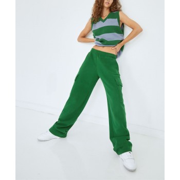 Women's Fleece Cargo Pants Cotton Cozy Joggers