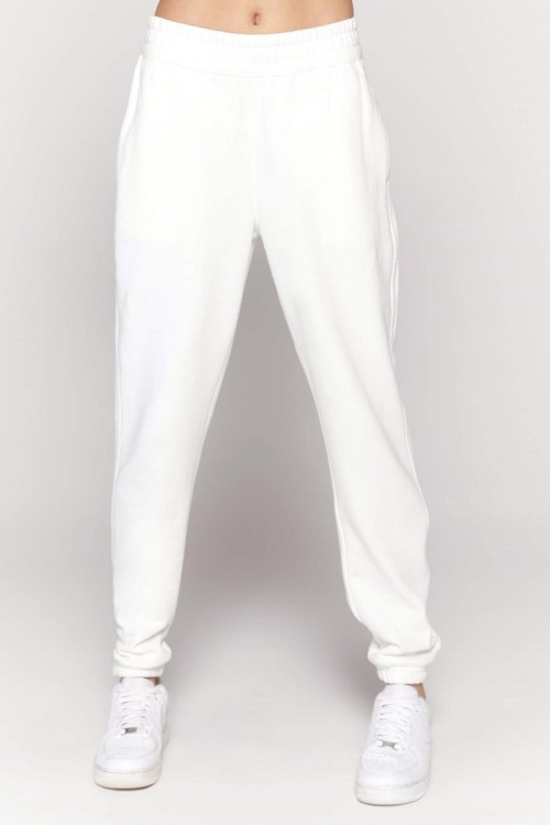 Women relaxed-fit Cotton Sweatpants With Side Pockets Fleece Joggers