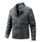 Autumn and winter motorcycle casual thin cotton men's jacket