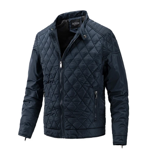 Autumn and winter motorcycle casual thin cotton men's jacket
