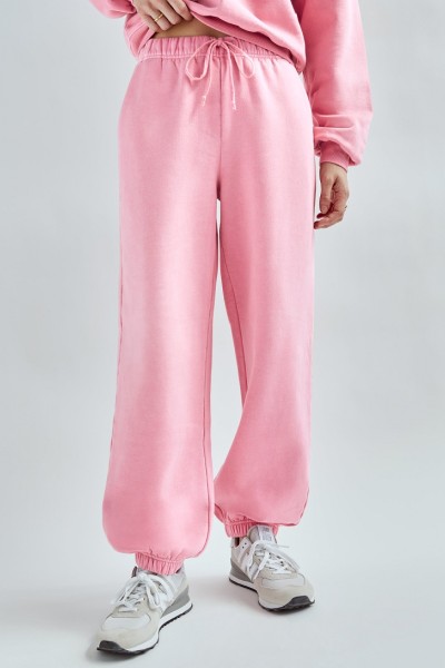 Premium quality relaxed-fit joggers for women cute pink sweatpants