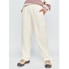 New knitted wide leg pants with side pockets for women plain fleece joggers