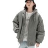 Padded thickened coat winter hooded men's cotton jacket