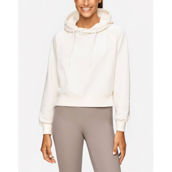 New Arrival Hooded Cropped Sweatshirts With Drawstrings
