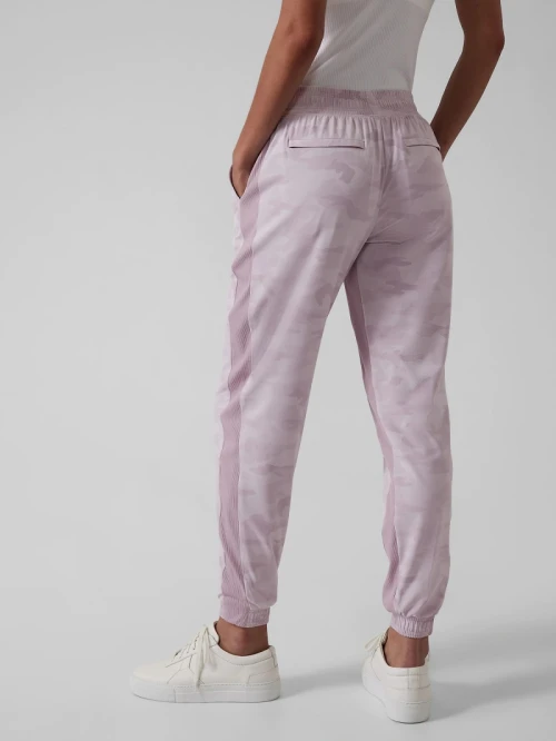 Women's camouflage printing joggers Elastic Waist running sweatpants with side pockets