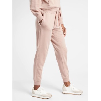 Cozy cotton women's joggers with adjustable waist