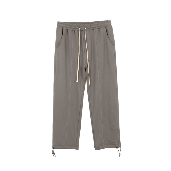 Street new autumn and winter wide leg pants matching trend thin men's trousers