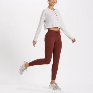 Women's high waisted sports tights compressive yoga leggings