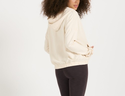 Women's full zipper hoodies cotton fleece cardigan