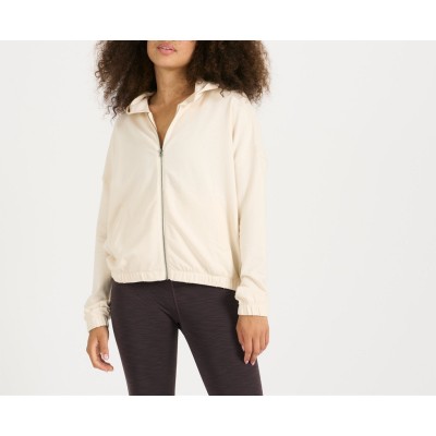 Women's full zipper hoodies cotton fleece cardigan