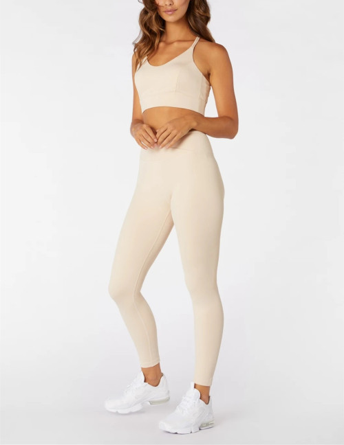 Criss cross waist yoga leggings Crossover V shape sports tights