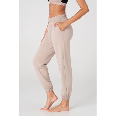 Elastic waist joggers for women soft cotton sports sweatpants