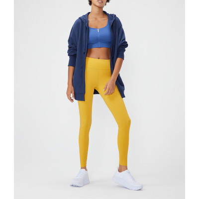 High Waist yoga leggings with side pockets plain fitness tights