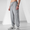 casual pants large size three-dimensional letter printed sweatpants men's straight wide leg pants