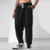 casual pants large size three-dimensional letter printed sweatpants men's straight wide leg pants