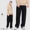 Spliced straight loose trousers men's casual sports sweatpants