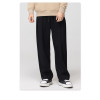 Spliced straight loose trousers men's casual sports sweatpants