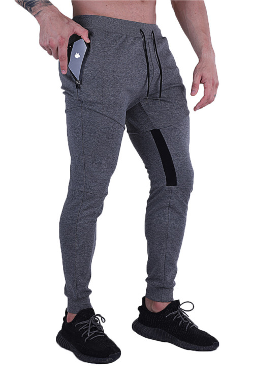 men's sports casual light plate slim fitness pants men's trousers small foot bunched mouth pants