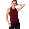 Open Back Tank Tops for Women ，Athletic Yoga Tops, Running Exercise Gym Shirts