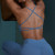 Fitness Strappy Sports Bra for Women Light Support Backless Removable Padding Open Back yoga bra