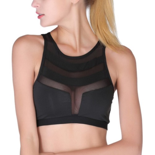 Mesh Panel sports bra ,high suppoirt sports bra, workout running yoga bra