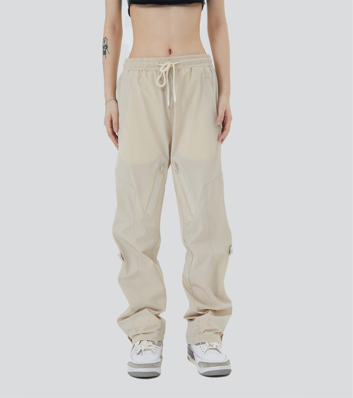 Outdoor function wind street retro casual pants adjustable men's trousers