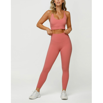 High waisted sports leggings flattering butt lifting yoga tights