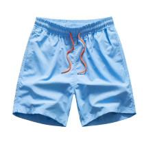 Shorts men's beach pants summer large size men's quick dry casual quarter shorts