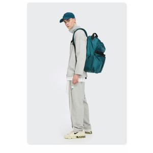 New autumn and winter sports casual pants men's solid color straight loose style pants