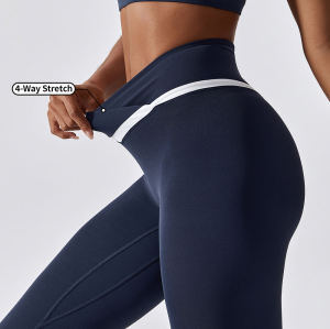 Custom High Waist Activewear Scrunch Butt Gym Pants Breathable Fitness Workout Yoga Pants