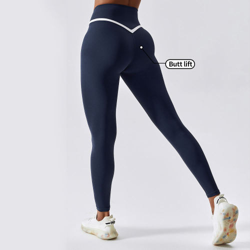 Custom High Waist Activewear Scrunch Butt Gym Pants Breathable Fitness Workout Yoga Pants