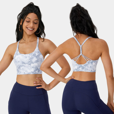 New Fashion Tie Dye sports bra , Fitness Yoga Crop Top, Custom Sports Bra for women