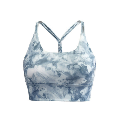 New Fashion Tie Dye sports bra , Fitness Yoga Crop Top, Custom Sports Bra for women