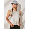 Women's Sleeveless Shirts Dry Fit Running workout Tank Tops Active Gym top
