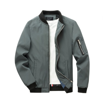 New large size coat thin slim fashion casual spring and autumn men's autumn jacket
