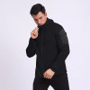 Autumn and winter hooded sports coat casual wear men's running fitness training jacket