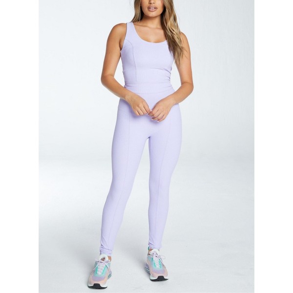 YYNJ02 Activewear Manufacture Scoop Neck Sports Jumpsuits Fitness One Piece Sets