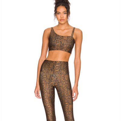 Women's Comfort Sneak print Sports Bra,Serpent Print yoga bra, hot selling sports bra