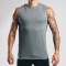 Solid color crewneck vest men's fitness sports undershirt men's casual sleeveless tank top