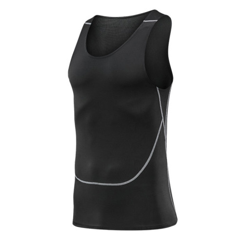 Manufacturers sports quick dry tank basketball elastic sleeveless men's tanks running training