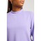 High neck loose fit sweatshirts soft cotton hoodies for ladies