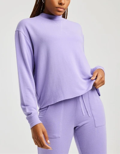 High neck loose fit sweatshirts soft cotton hoodies for ladies