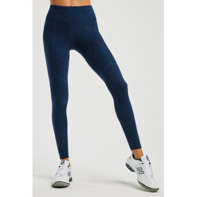 Navy training leggings for women high waisted yoga leggings