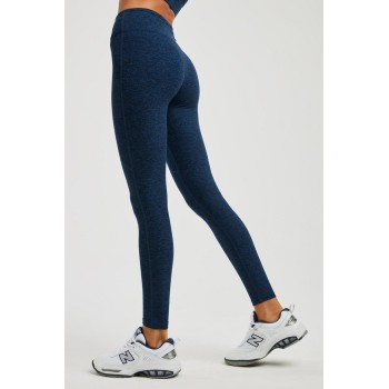 Navy training leggings for women high waisted yoga leggings