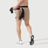 Quick dry breathable new sports shorts foot slit men marathon running leisure fitness shorts