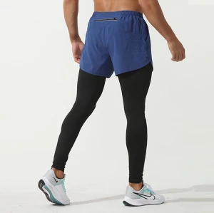 Fitness pants elastic running speed dry pants basketball training pants tight sweatpants for men