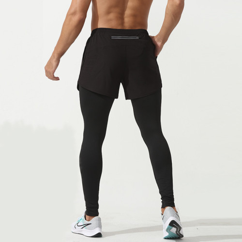 Fitness pants elastic running speed dry pants basketball training pants tight sweatpants for men